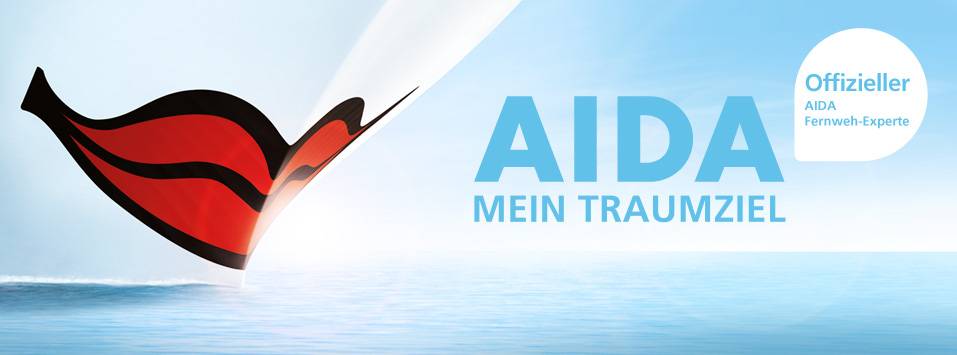 Wir sind offizieller AIDA Fernweh-Experte