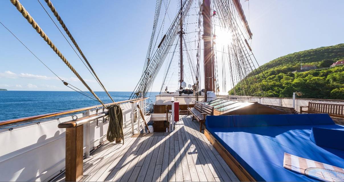 original 7 SEA CLOUD II Blaue Lagune