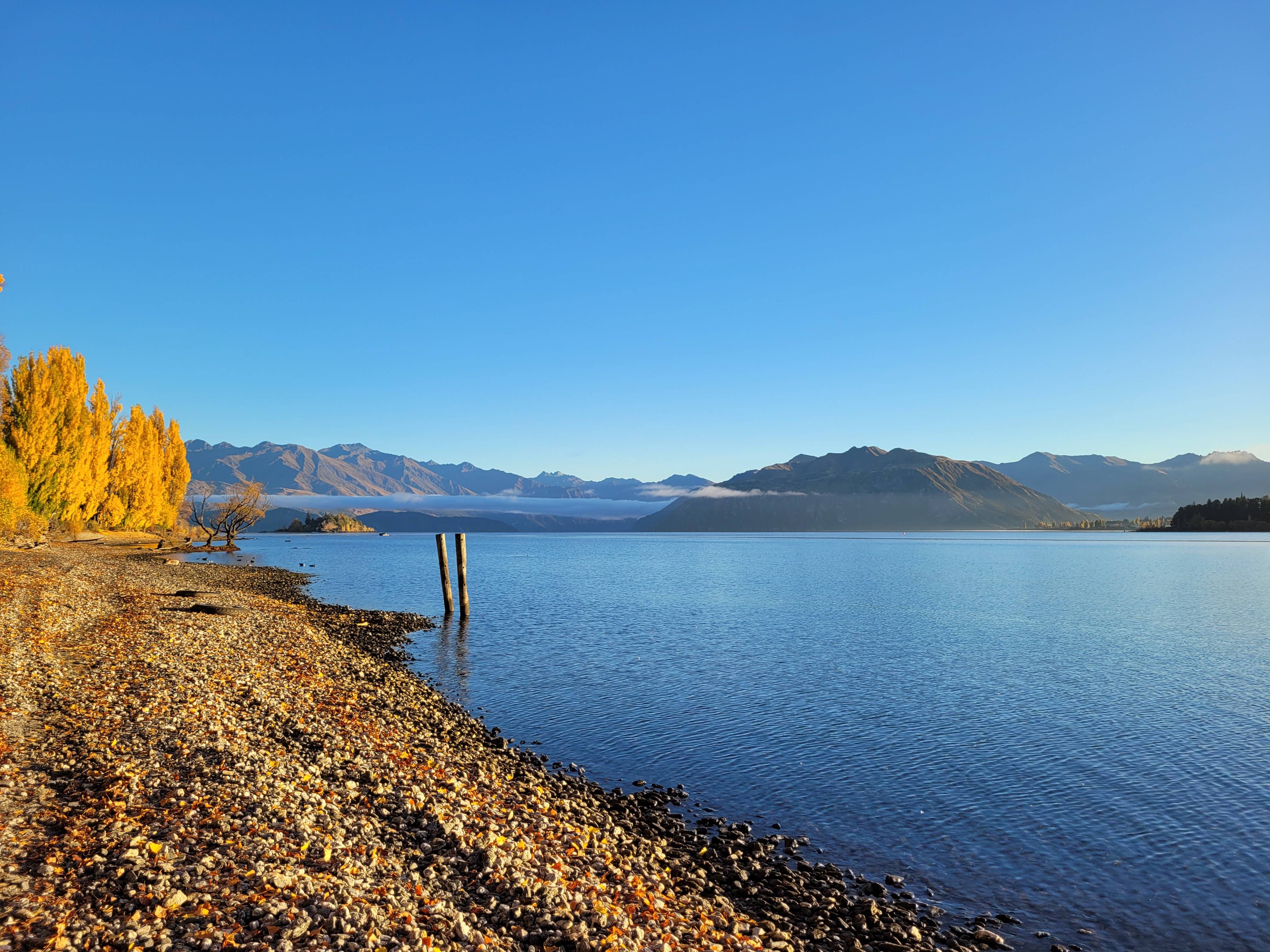 original Sonnenaufgang am Lake Wanaka