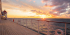 original Sonnenuntergang an Deck